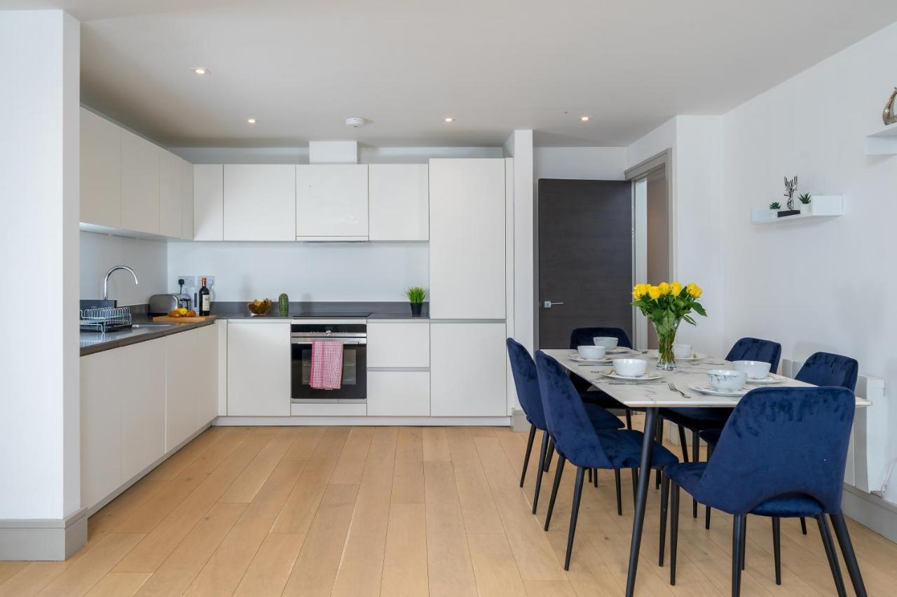 Modern London City Apartment - Victoria Line Exterior foto